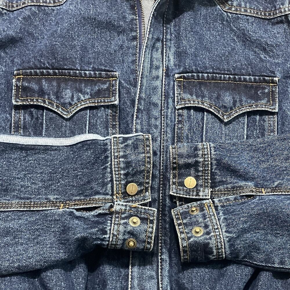 Adidas x Ivy Park Jumpsuit Unisex Large Blue Denim Original Boiler Suit Relaxed - Picture 10 of 14